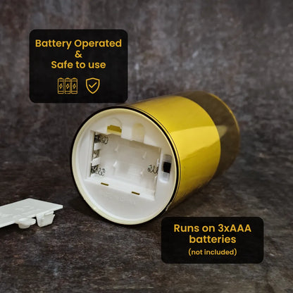 Electric Flameless LED Pillar Candles Pack of 3 - Moving Flame, 10 Key Remote & Timer Controlled