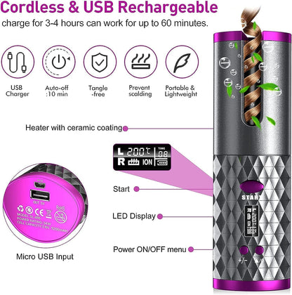 VNOOLA Portable automatic hair curler